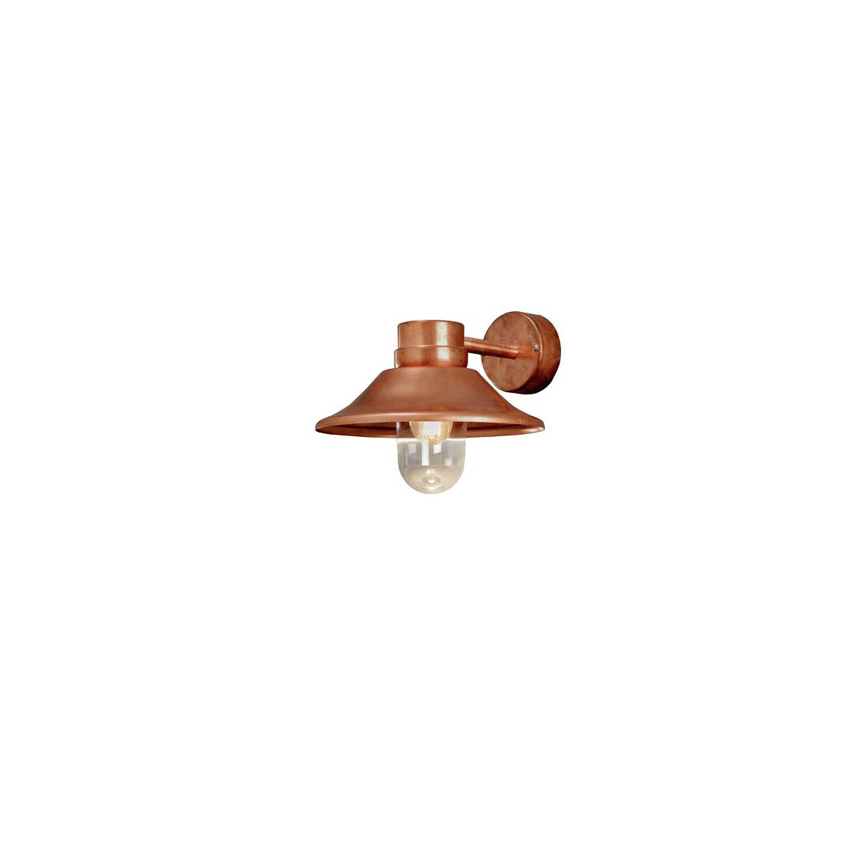 7318304289001 - Wandleuchte Vega in Kupfer E27 IP54 290mm - brown - Konstsmide