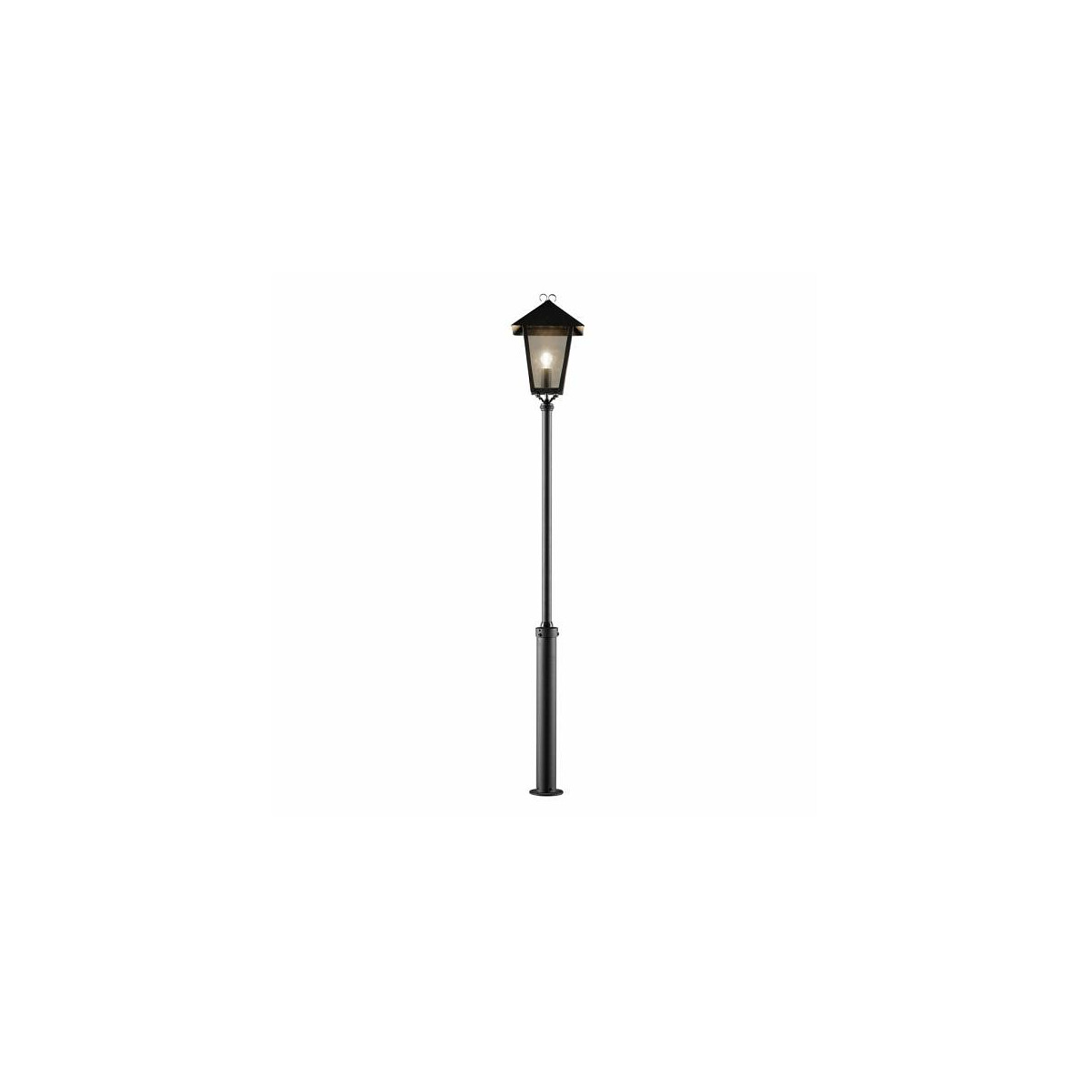 7318304377500 - 437-750 Benu Außenstandleuchte Energiesparlampe LED E27 100 W Schwarz