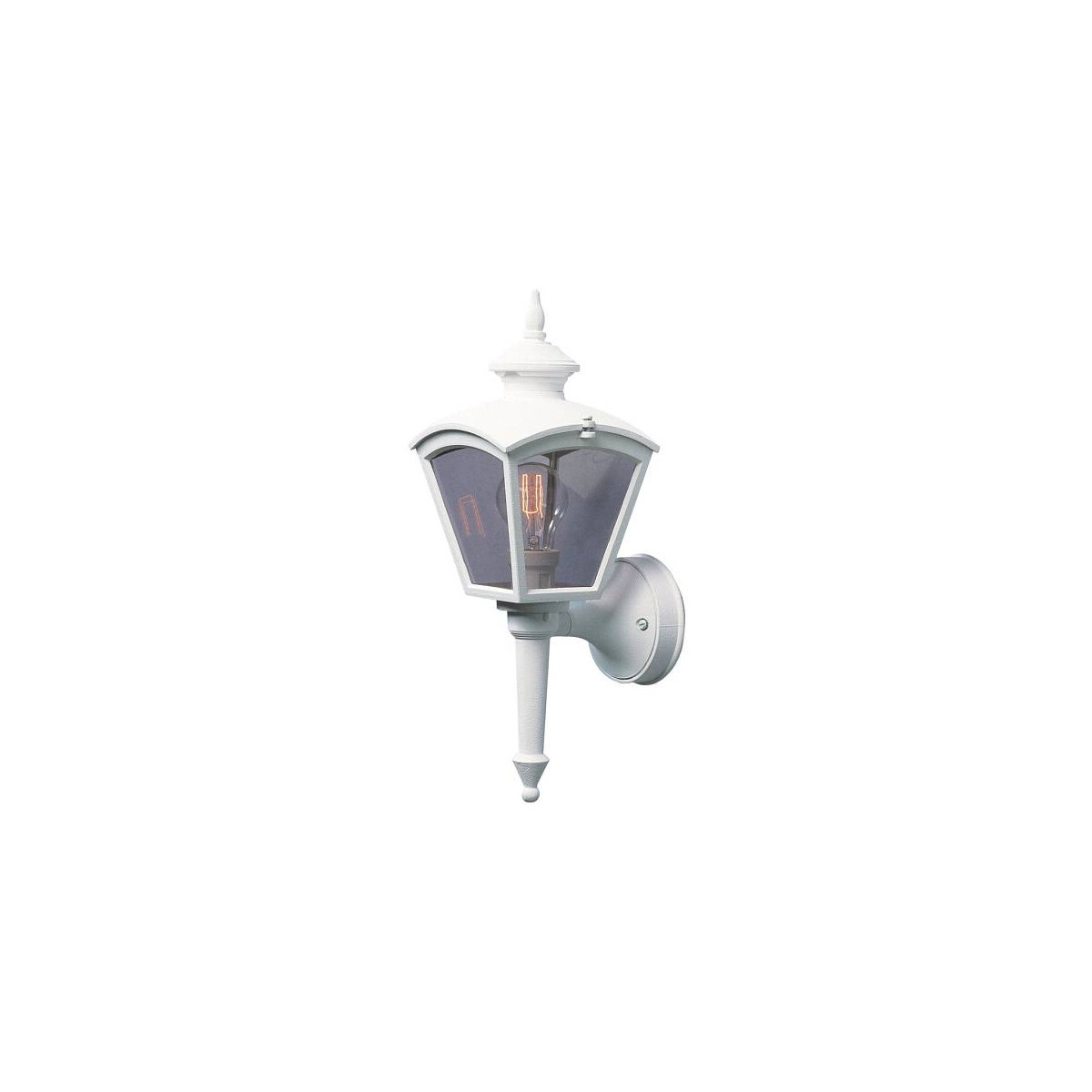 7318304802507 - Konstsmide Lighting - Konstsmide Cassiopeia Outdoor Classic Lantern Wandleuchte - Mattweiß IP23