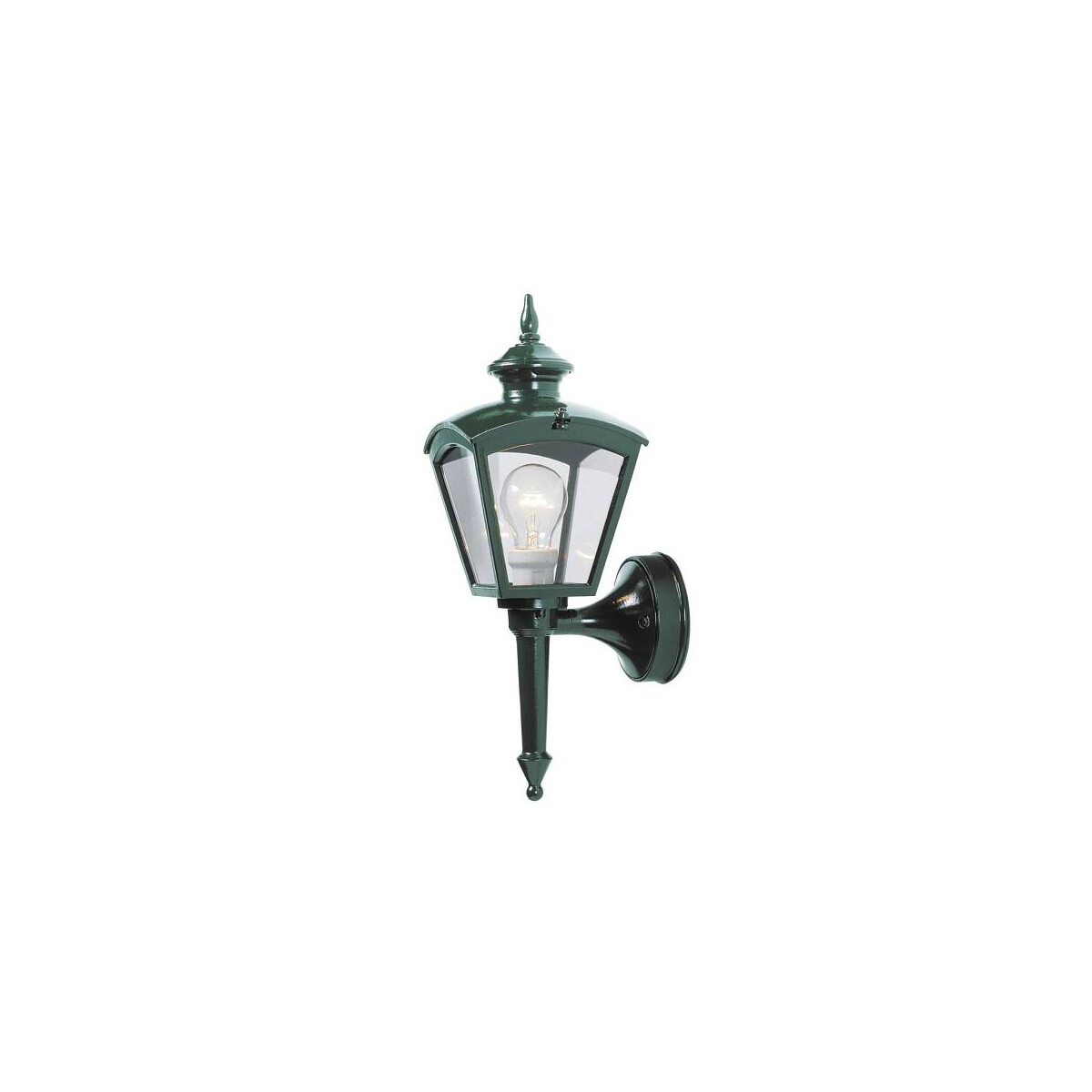 7318304806000 - Konstsmide Lighting - Konstsmide Cassiopeia Outdoor Classic Lantern Wandleuchte Glänzend Grün IP23