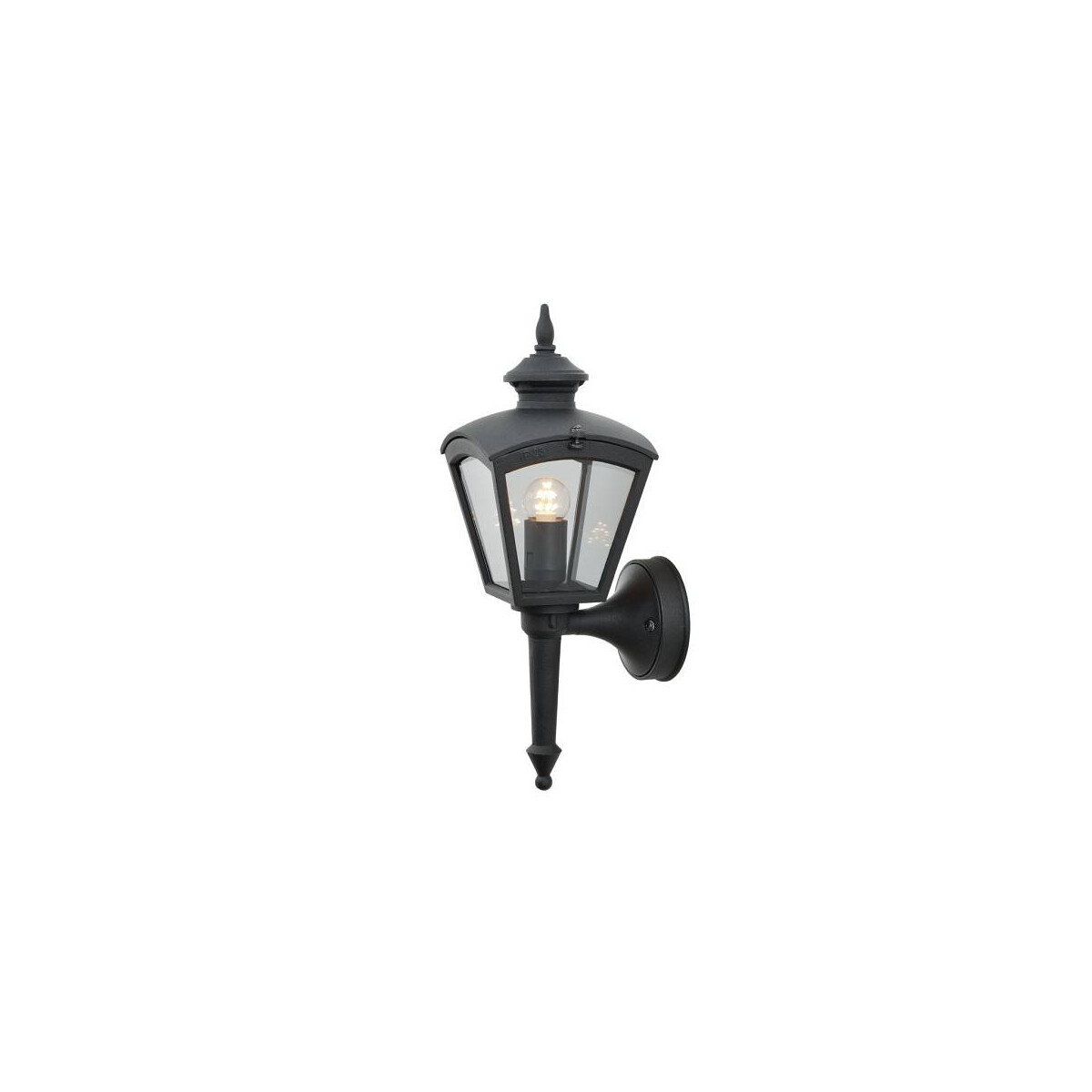 7318304807502 - Konstsmide Lighting - Konstsmide Cassiopeia Outdoor Classic Lantern Wandleuchte - Mattschwarz IP23