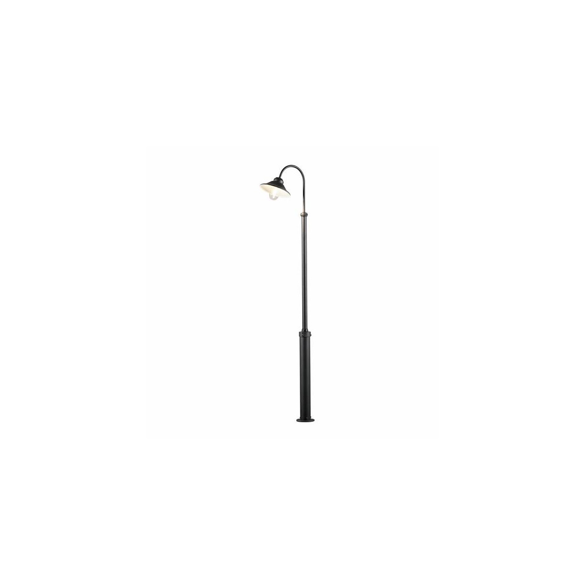 7318305607507 - Konstsmide Lighting - Konstsmide Vega Outdoor Classic Black Stier-Laternenpfahl IP23