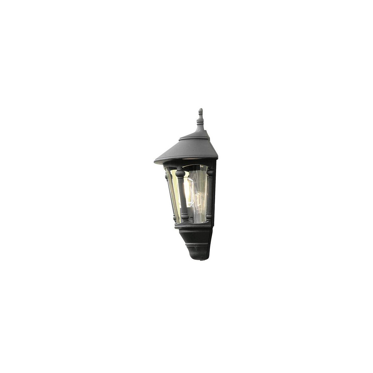 7318305697508 - Konstsmide Lighting - Konstsmide Virgo Outdoor Classic Laternenbündige Wandleuchte MSchwarz IP23