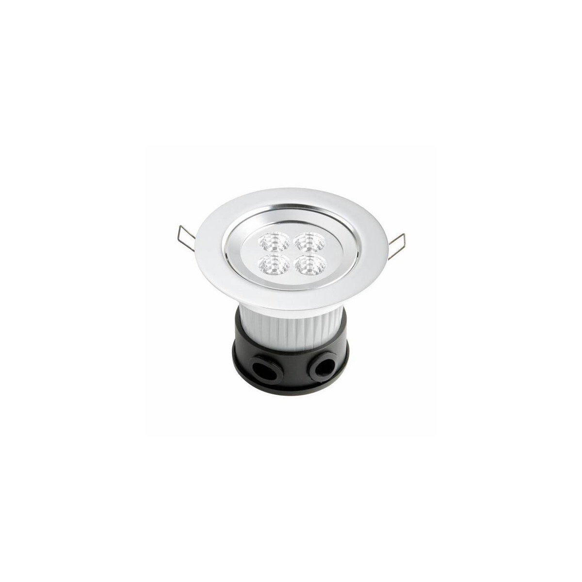 7318307097009 - Konstsmide Lighting - Konstsmide Recessed Outdoor Effect Round High Power led Silber IP44