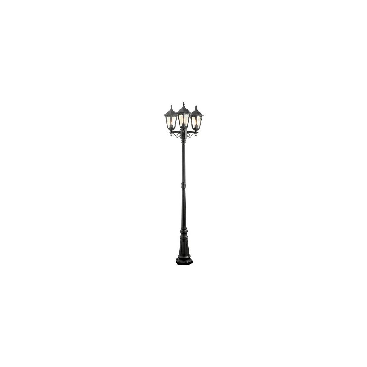 7318307217759 - 7217-750 Firenze Außenstandleuchte Energiesparlampe E27 300 W Schwarz