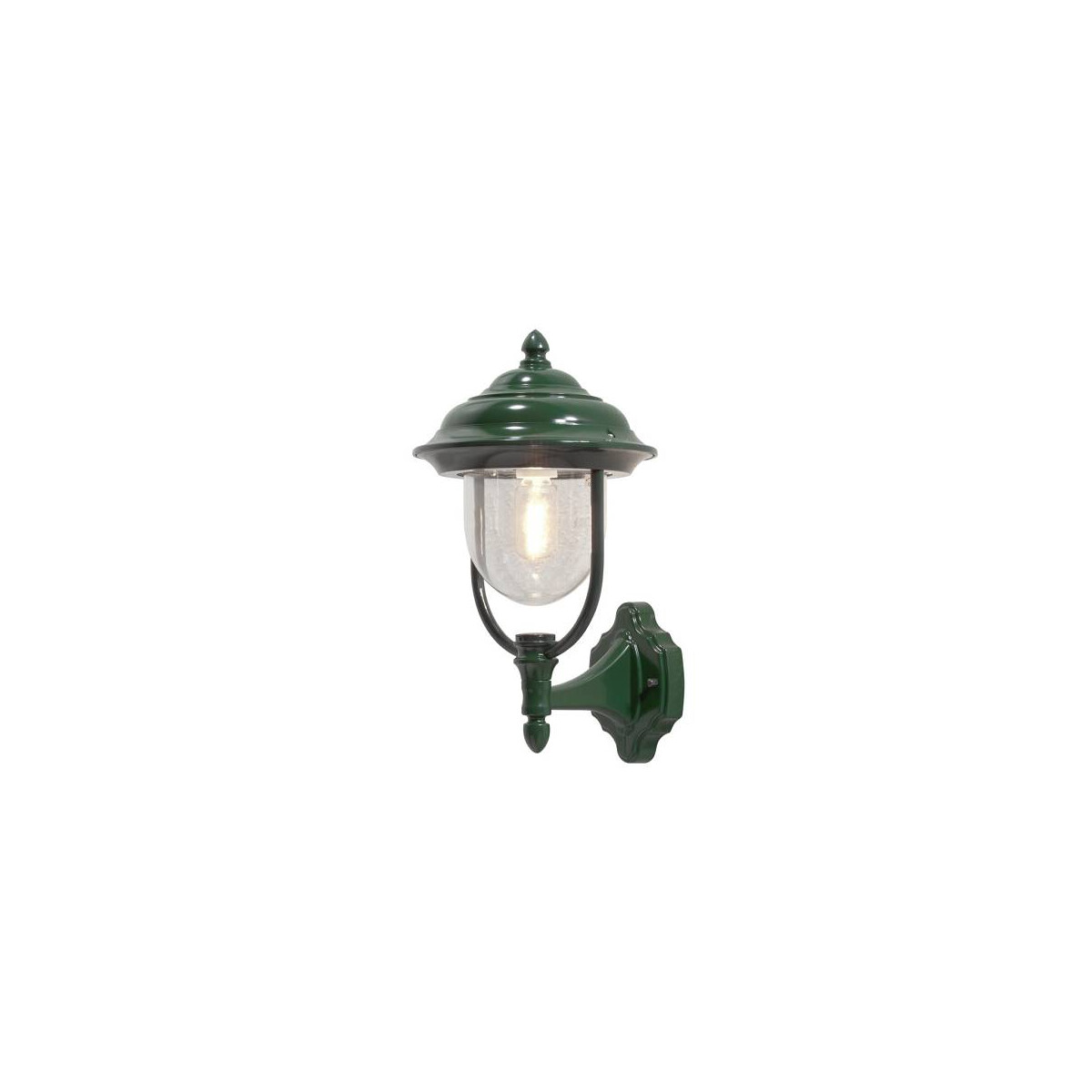 7318307223606 - Konstsmide Lighting - Konstsmide Parma Outdoor Classic Lantern Up Wandleuchte Grün IP43