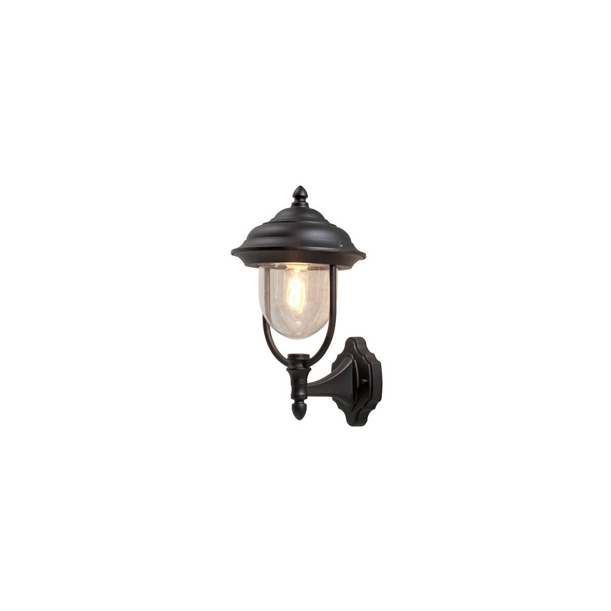 7318307223750 - Konstsmide Lighting - Konstsmide Parma Outdoor Classic Lantern Up Light Mattschwarz IP43