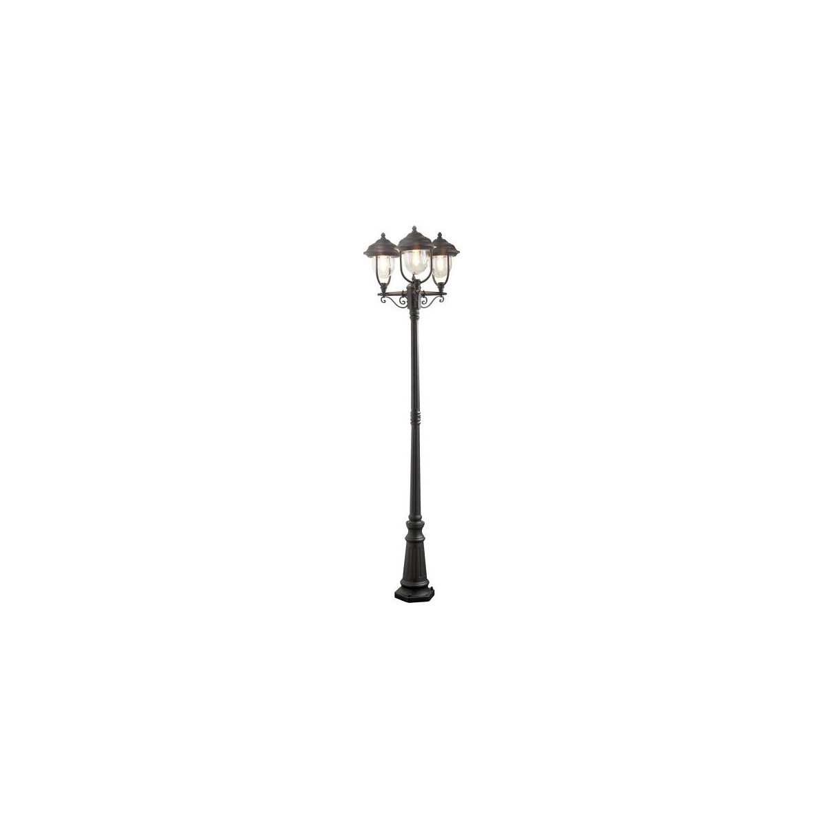 7318307227758 - 7227-750 Parma Außenstandleuchte Energiesparlampe E27 225 W Schwarz