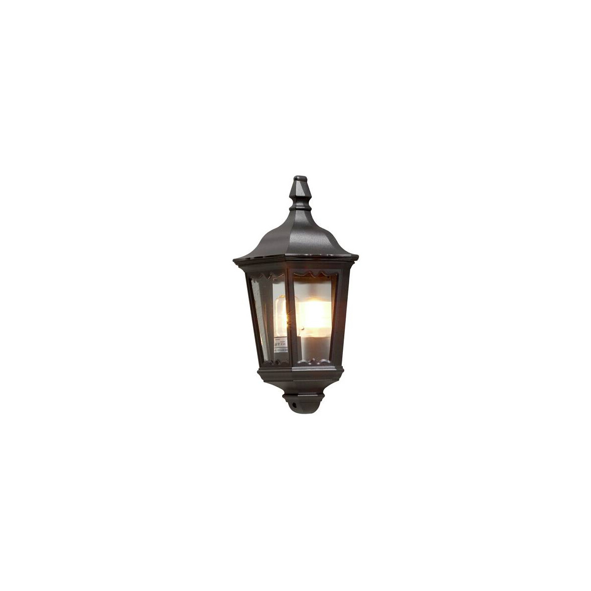 7318307229752 - Firenze Outdoor Classic Lantern Unterputzleuchte Mattschwarz IP43 - Konstsmide