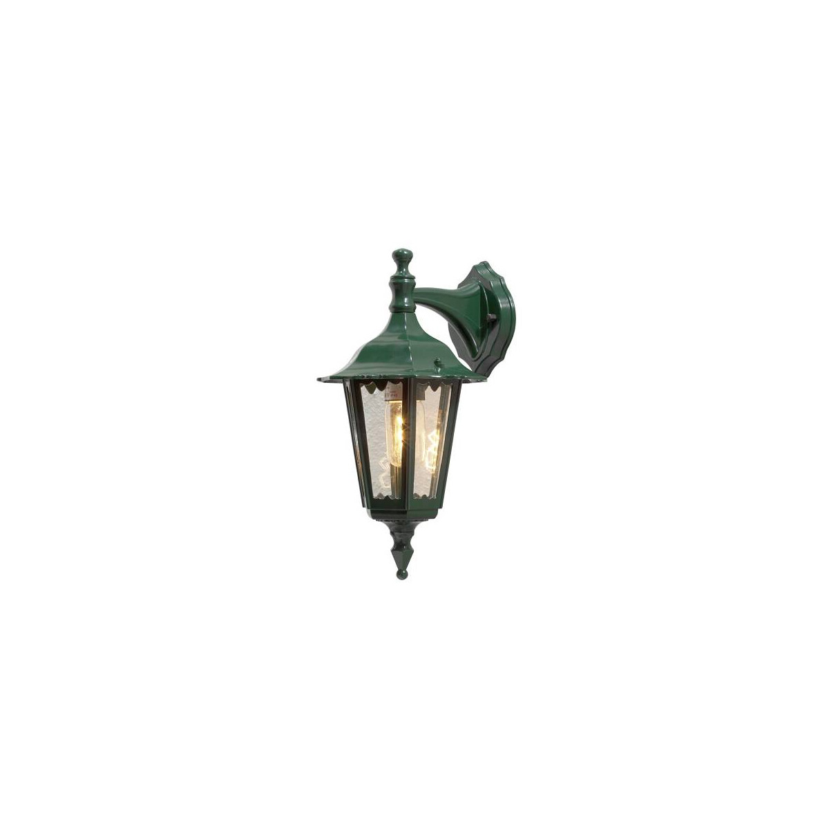 7318307231601 - Konstsmide Lighting - Konstsmide Firenze Klassische Außenlaterne unten hellgrün IP43