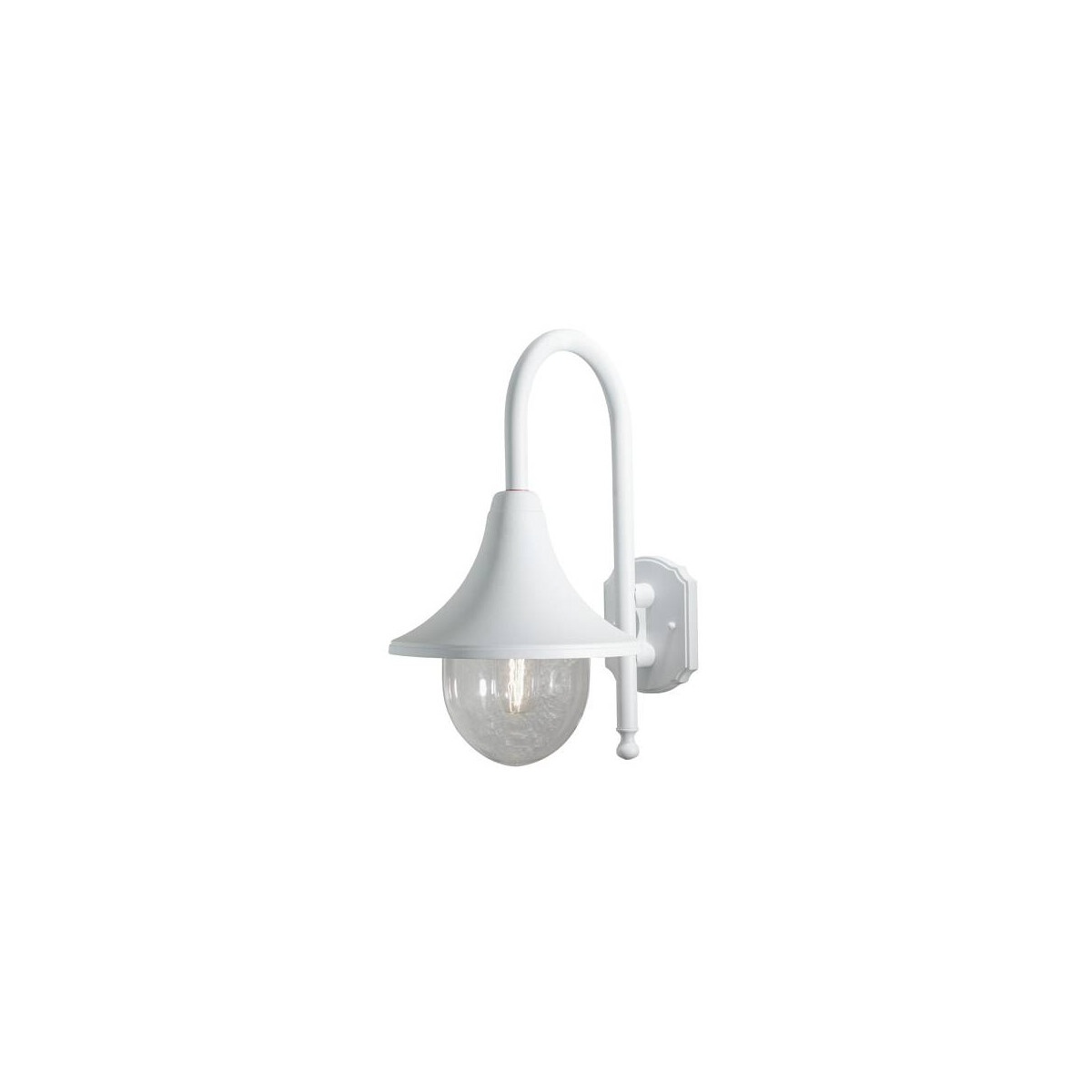 7318307237252 - Bari Einfaches Dome-Downlight für den Außenbereich mattweiß IP44 - Konstsmide