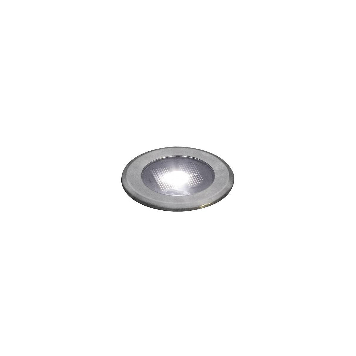 7318307626001 - Konstsmide Lighting - Konstsmide Ground spot Einzelner LED-Boden-Solar-Einbaustrahler für den Außenbereich Edelstahl IP44