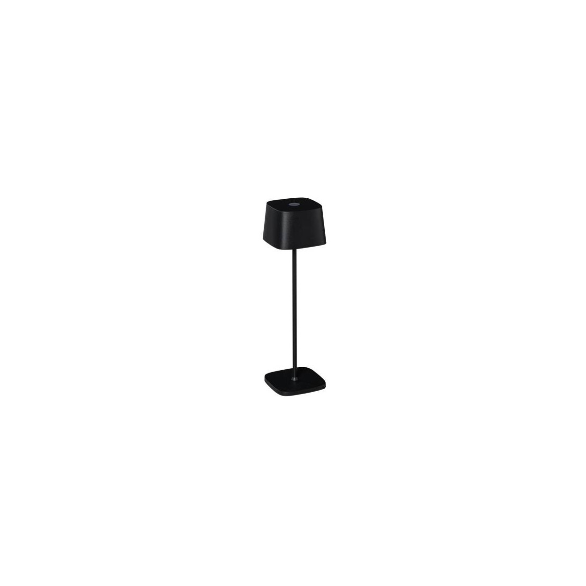 7318307814750 - Konstsmide Lighting - Konstsmide Capri Outdoor-Effekt-Tischlampe usb 2700K 3000K dimmbar quadratisch schwarz IP54