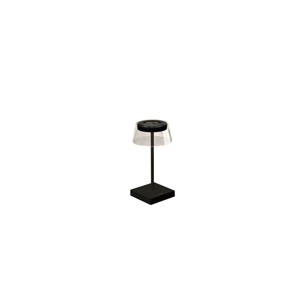 7318307816754 - Konstsmide Scilla Scilla Outdoor Effect Tischleuchte usb 2700K 3000K Dimmbar Schwarz IP54