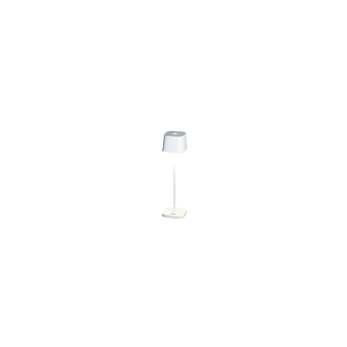 7318307829259 - Wiederaufladbare LED Outdoor Tischleuchte CAPRI dimmbar in Weiß Höhe 25cm