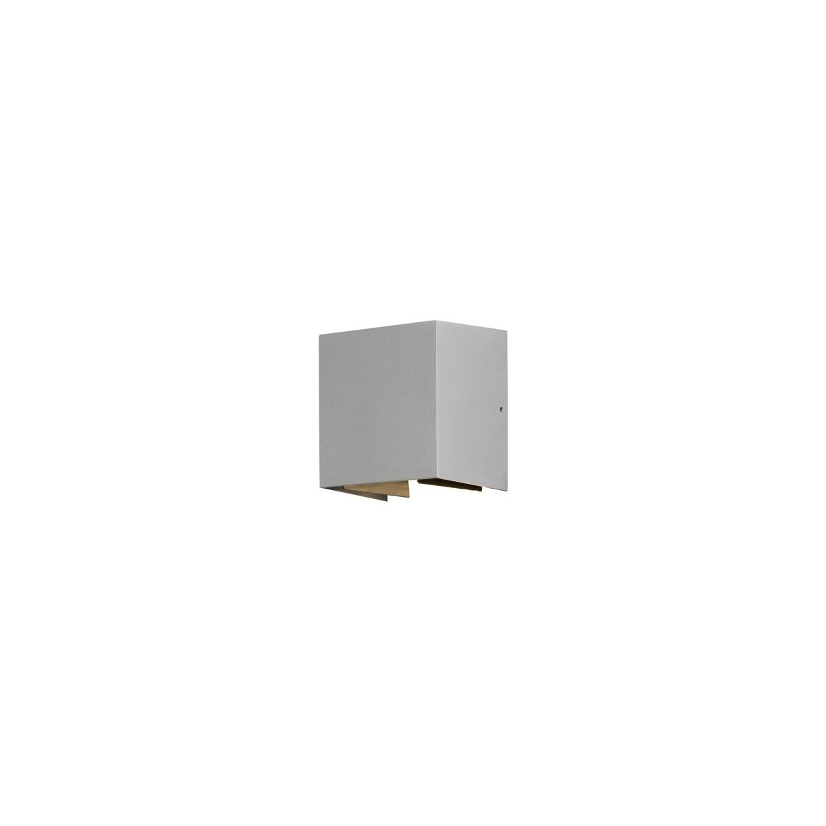 7318307959314 - Konstsmide Lighting - Konstsmide Cremona Outdoor Modern Up Down Box Wandleuchte Grau 2x 3W High Power led IP54