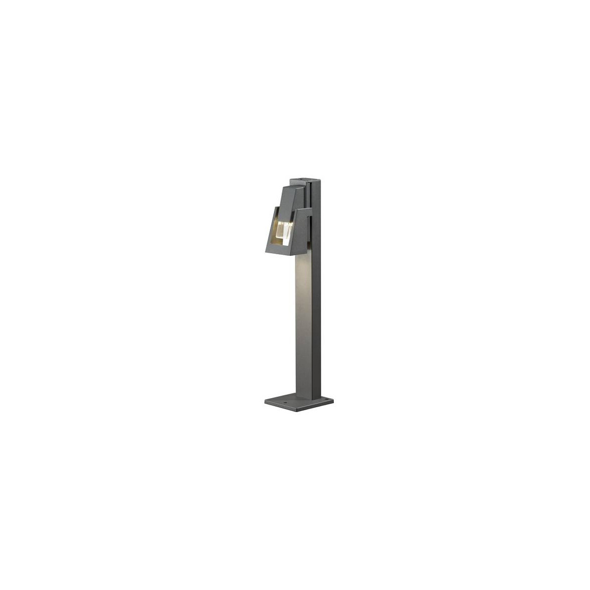 7318307980370 - Konstsmide Lighting - Konstsmide Potenza Moderner kurzer Außenpoller in Anthrazit Single GU10 IP54