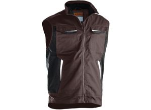 7319440678209 - Arbeitsweste 7507 Braun Größe xxl - Braun - Jobman