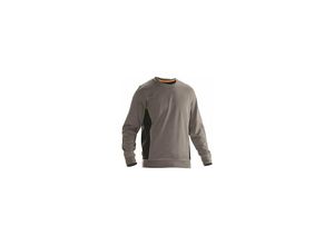 7319440679107 - Jobman Workwear - jobman Sweatshirt 5402 Khaki Schwarz Größe m - Khaki