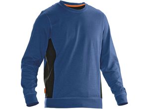 7319440679350 - Jobman Workwear - Jobman Sweatshirt 5402 Blau Schwarz Gr l - Blau