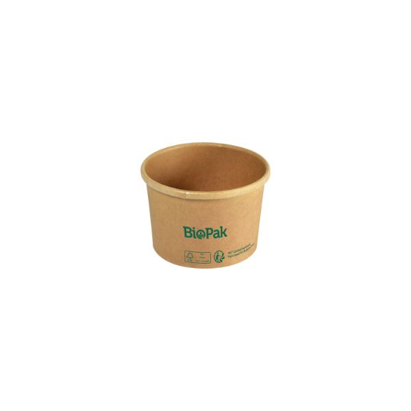 7321011960187 - Biopak Bowl Schüssel Ronda - klein - braun - 240ml - 50 Stück 7321011960187 25 Stück