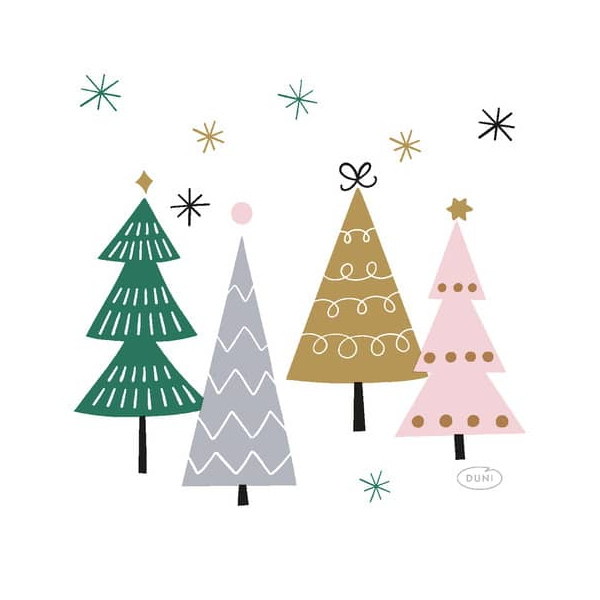 7321012074234 - WeihnZelltuchserviette 24x24cm 7321012074234 20 Stück