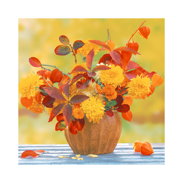 7321012106867 - Motivserviette 33x33cm Herbst 7321012106867 Paper+Design
