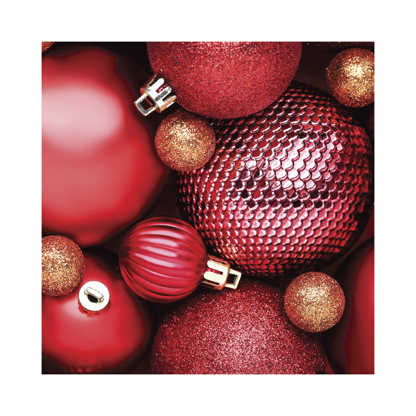 7321012108441 - Weihnachtlicher Zelltuchserviette 33x33cm 7321012108441 Paper+Design 20 Stück