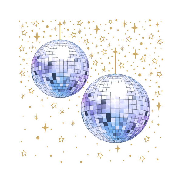 7321012108496 - Weihnachtlicher Zelltuchserviette 33x33cm 7321012108496 Paper+Design 20 Stück