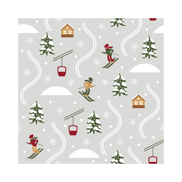 7321012108830 - Weihnachtlicher Zelltuchserviette 33x33cm 7321012108830 Paper+Design 7321012108830 - Weihnachtlicher Zelltuchserviette 33x33cm 7321012108830 Paper+Design