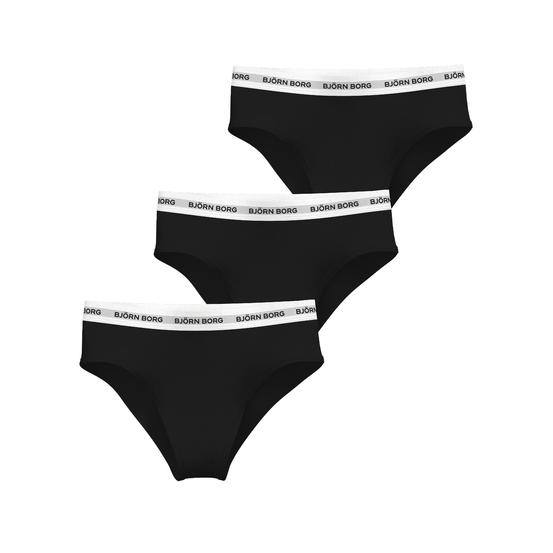 7321465643742 - Höschen mit hoher Taille Damen Logo Brief (x3)