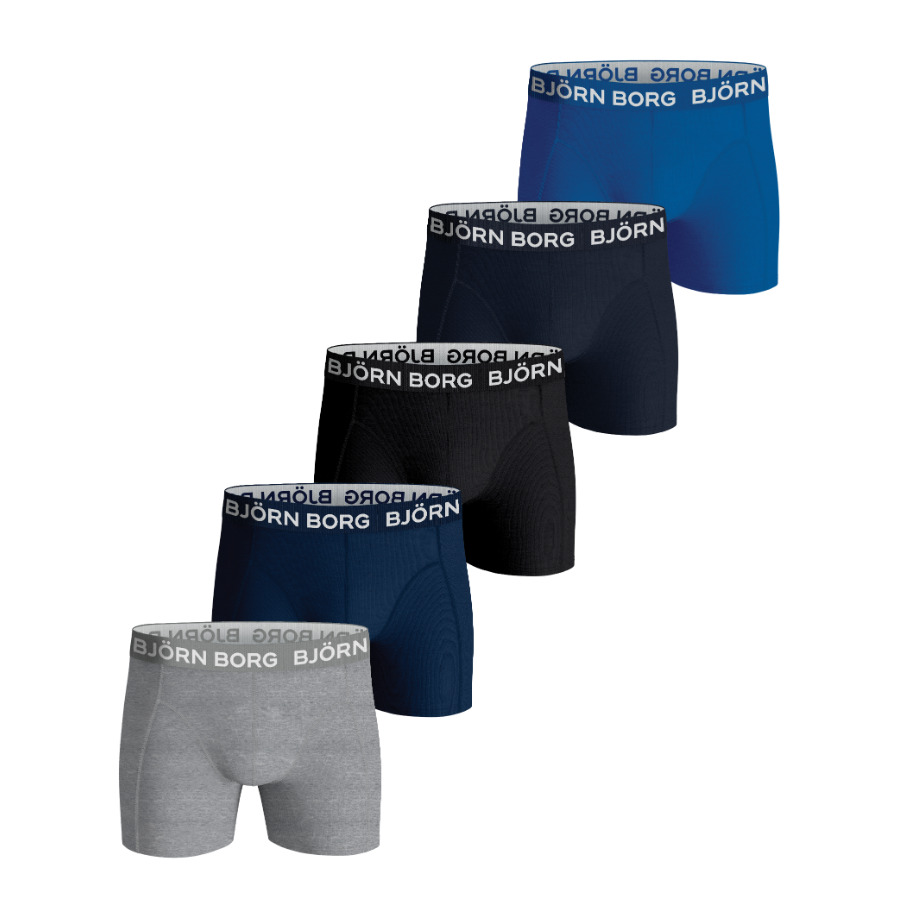 7321465651334 - Dehnbare Baumwoll-Boxershorts für Kinder (x5) 7321465651334 - Dehnbare Baumwoll-Boxershorts für Kinder (x5)