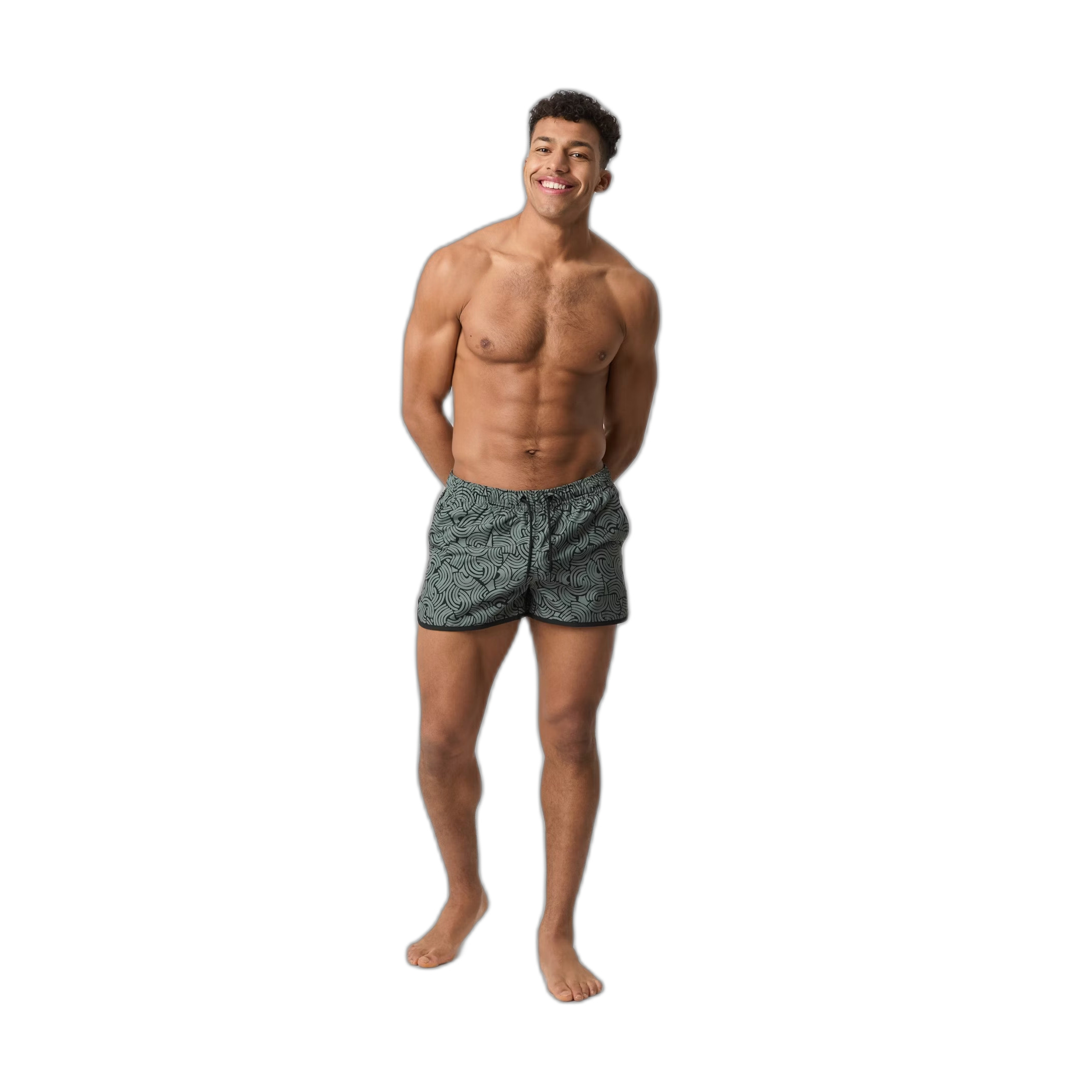 7321465688392 - Badehose Retro Print 7321465688392 - Badehose Retro Print