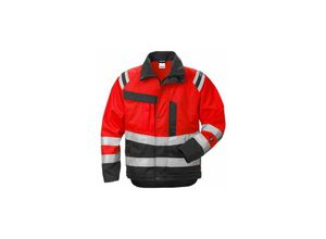 7322302632318 - Kansas - Warnschutzjacke High Vis Jacke Kl 3 4026 plu Warnschutz-Gelb Marine (171) GrXS