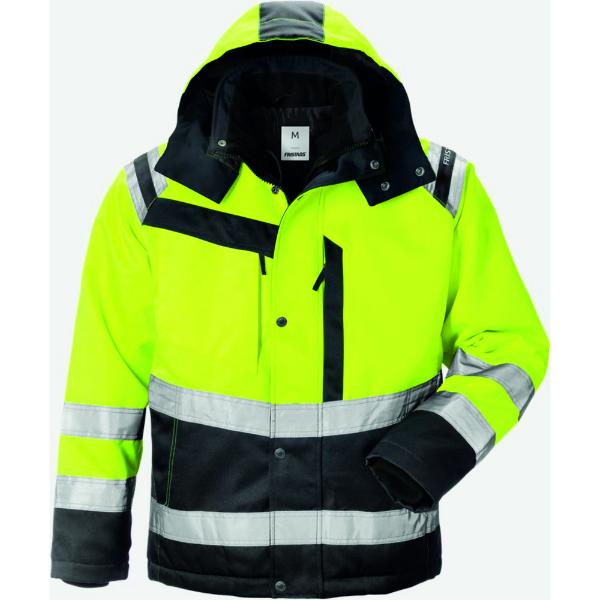 7322302639171 - Warnschutzwinterjacke 4043 Warnschutz-GelbSchwarz Größe M 7322302639171 Fristads