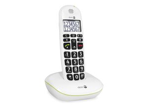 7322460059552 - REFURBISHED – PhoneEasy 110 Duo DECT Schnurlostelefon mit zusätzlichem Mobilteil (Ladeschale Freisprechen) White