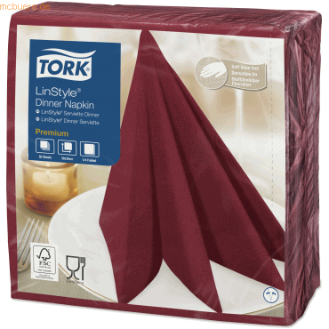 7322540680782 - Dinnerservietten Premium LinStyle 39x39cm 1 4 Falz 1-lagig burgun 7322540680782 - Dinnerservietten Premium LinStyle 39x39cm 1 4 Falz 1-lagig burgun