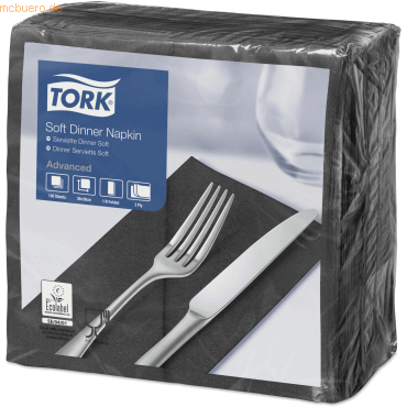 7322540776072 - Dinnerservietten Soft 39x39cm 1 8 Falz 3-lagig schwarz VE=100 Stü 7322540776072 - Dinnerservietten Soft 39x39cm 1 8 Falz 3-lagig schwarz VE=100 Stü