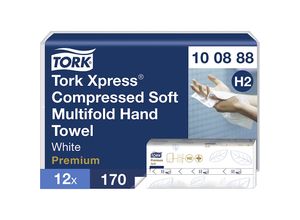 7322542154007 - Xpress komprimierte Multifold-Papierhandtücher TORK