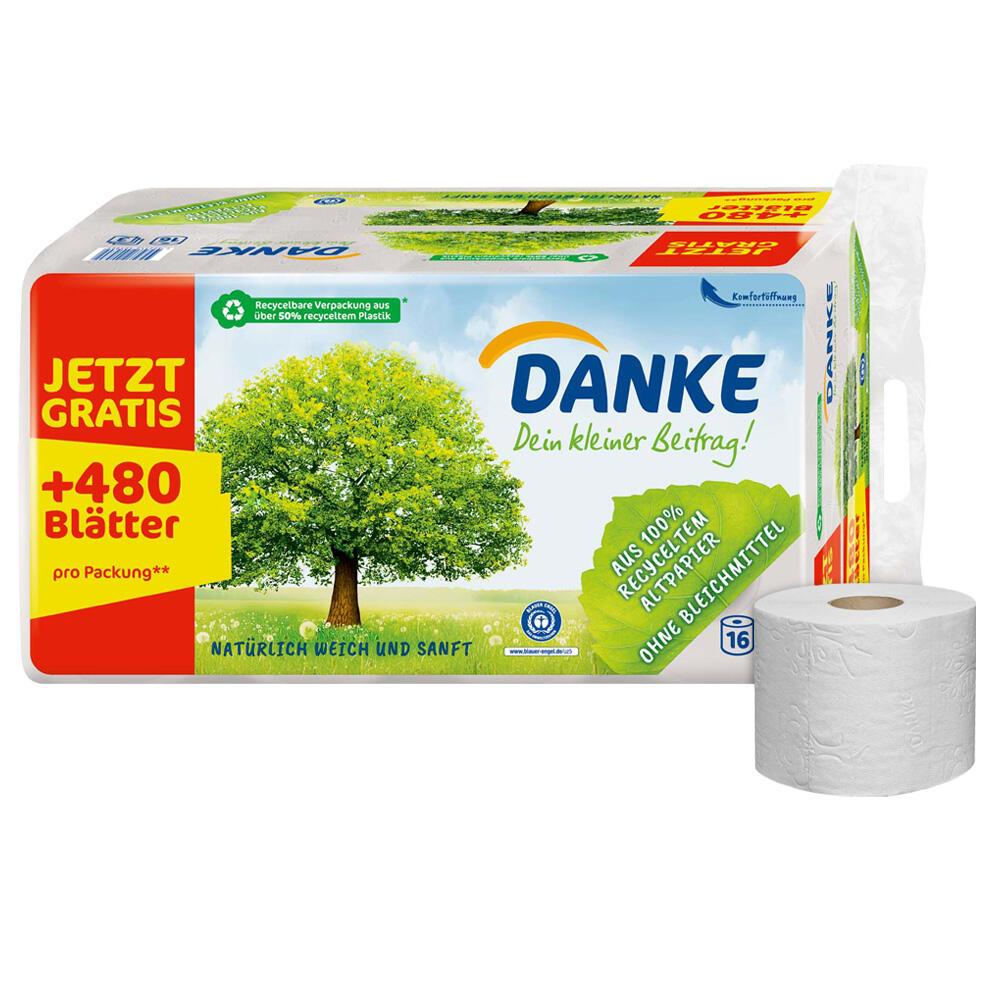 7322542405802 - AKTION Toilettenpapier 3-lagig Recyclingpapier 16 Rollen