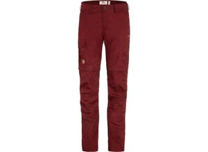 7323450867027 - FJÄLLRÄVEN Karla Pro Zip-Off Zipphose Damen in bordeaux red