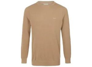 7325707091841 - Strickpullover Rundhals-Ausschnitt GANT beige 58