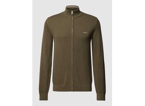 7325707092992 - Strickjacke mit Stehkragen und Reißverschluss