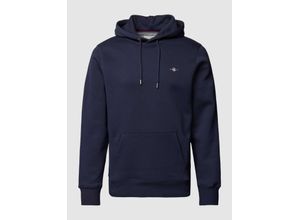 7325707163630 - GANT Original Shield Logo Hoodie Evening Blue