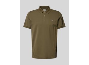 7325707171697 - Regular Fit Poloshirt mit Label-Stitching Modell SHIELD