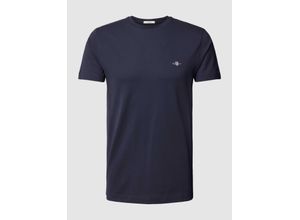 7325707503993 - Slim Fit T-Shirt mit Label-Stitching