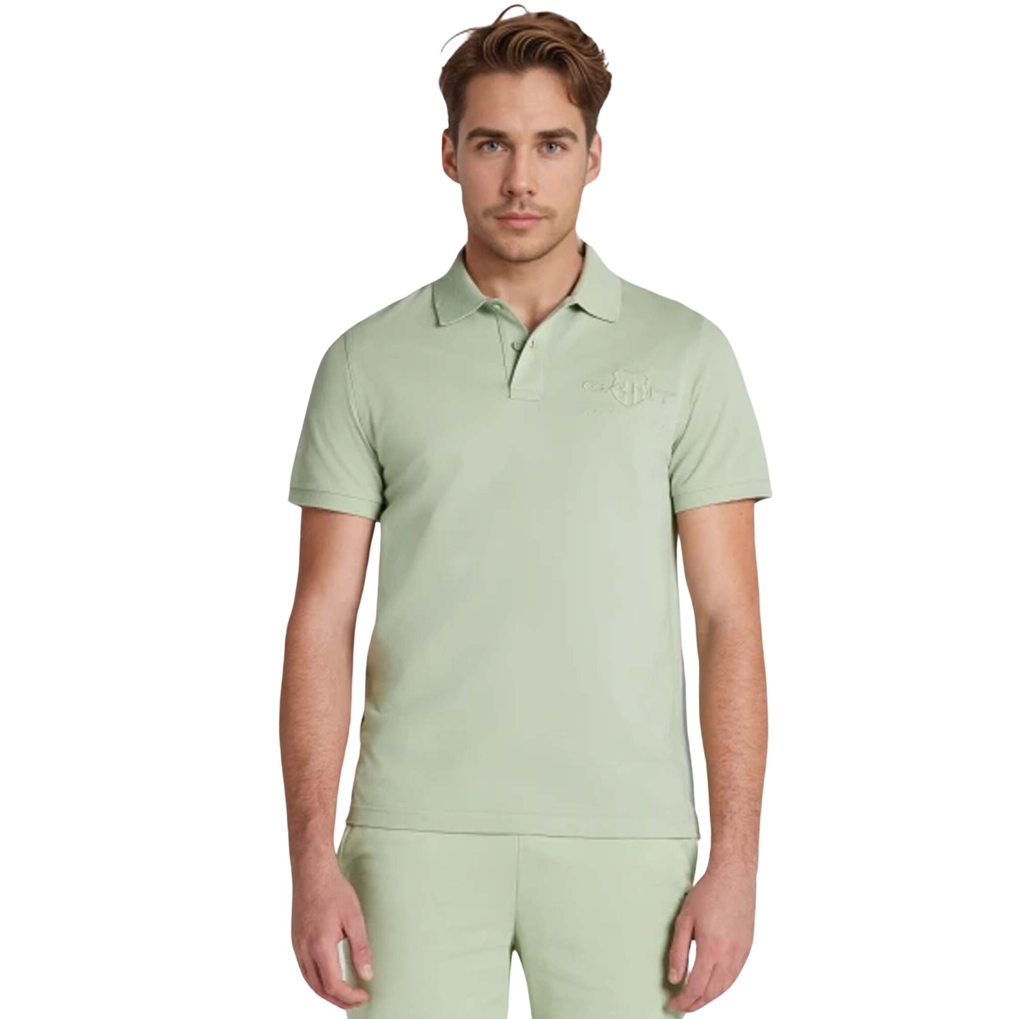 7325707505546 - Polo-Shirt Reg Tonal Shield