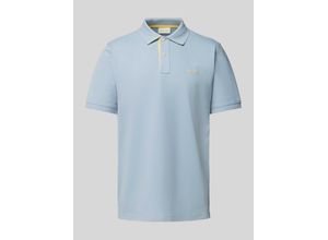 7325707506161 - Regular Fit Poloshirt mit Label-Stitching