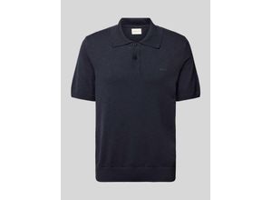 7325707515019 - Poloshirt in unifarbenem Design