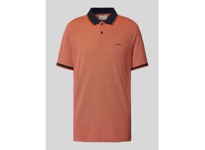 7325707615498 - Slim Fit Poloshirt mit Label-Stitching